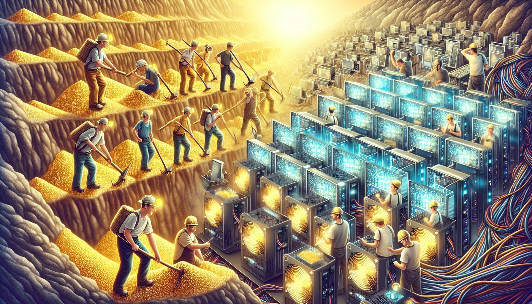 Gold mining crypto mining bitcoin